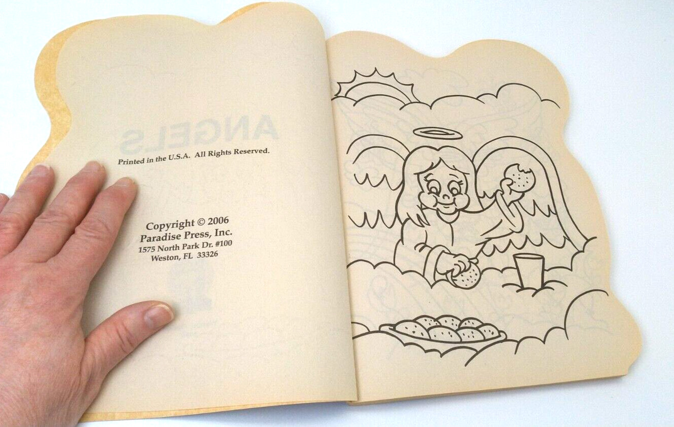 Unused 2006 Angels Children’s Coloring & Activity Book 75 pages