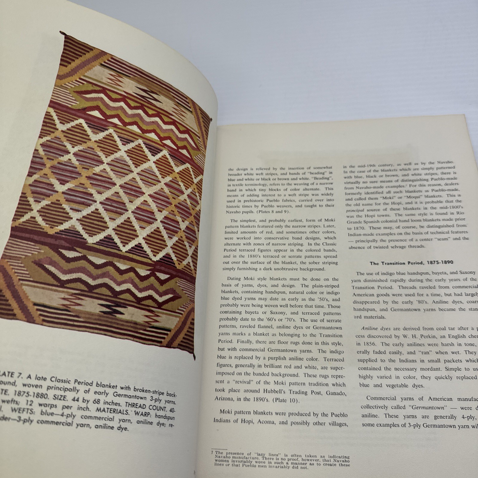 The Story of Navaho Weaving Kate Peck Kent 1974 Illustrated Heard Museum of Anth
