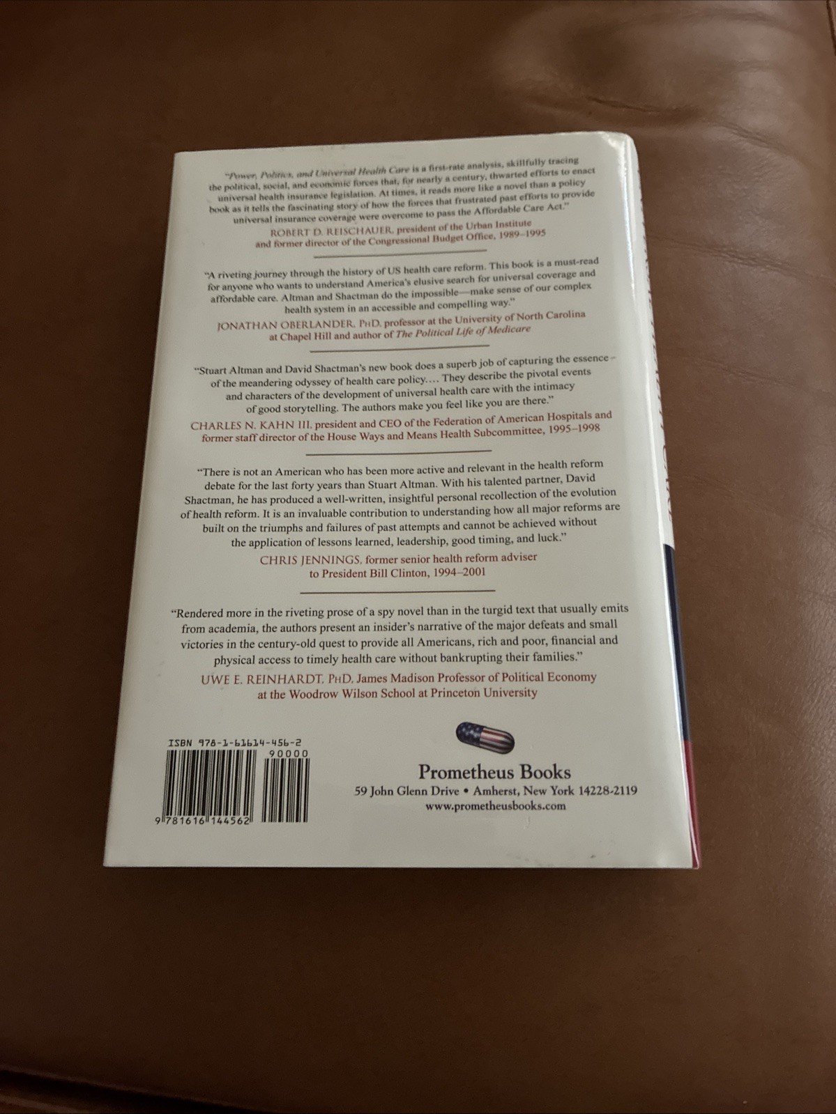 Power, Politics, and Universal Health Care: The Inside Story of a Ce – VERY GOOD