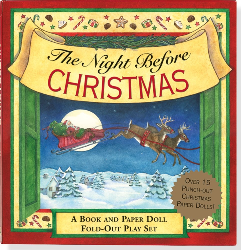 The Night Before Christmas Fold-Out Play Set: A Book and Paper Doll Fold-out…