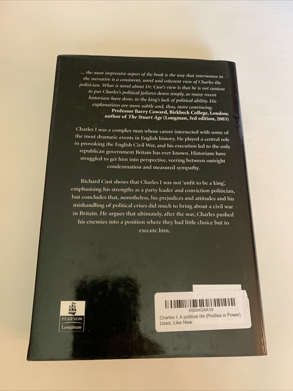 Charles I : A Political Life Hardcover Richard Cust