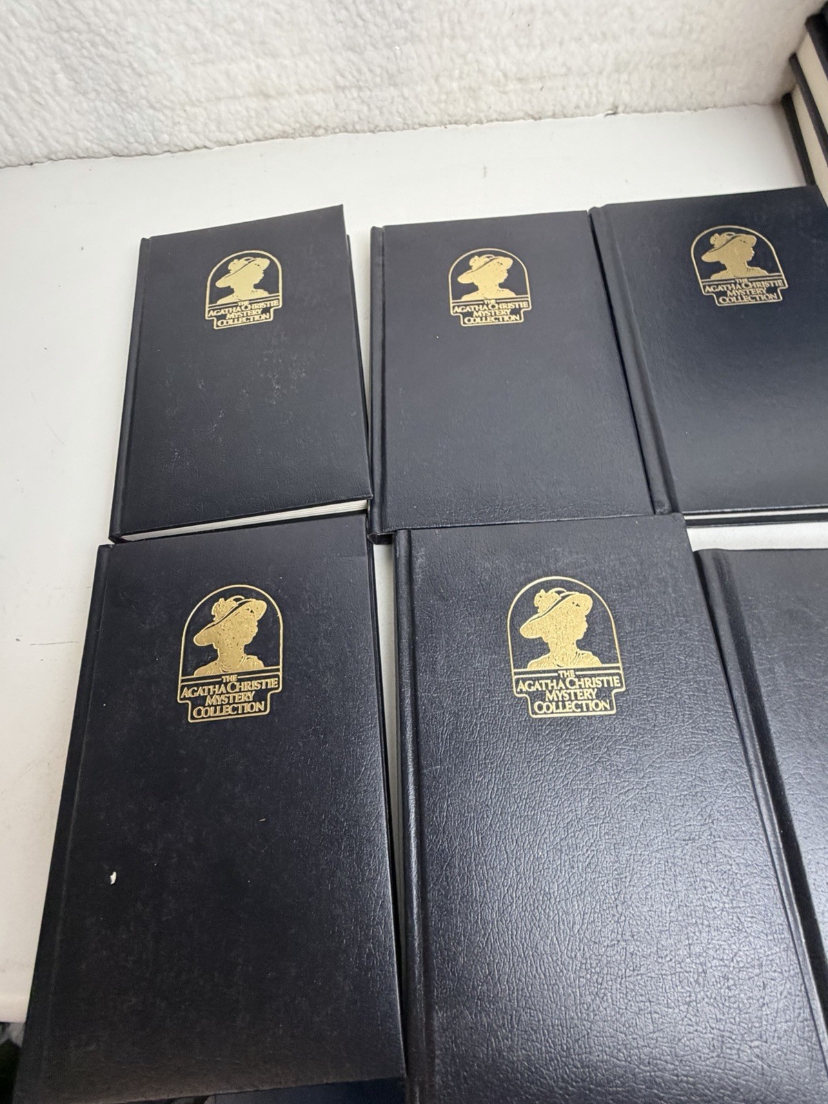 Lot 37 Bantam Agatha Christie Mystery Collection Leatherette Hardcover Books HC