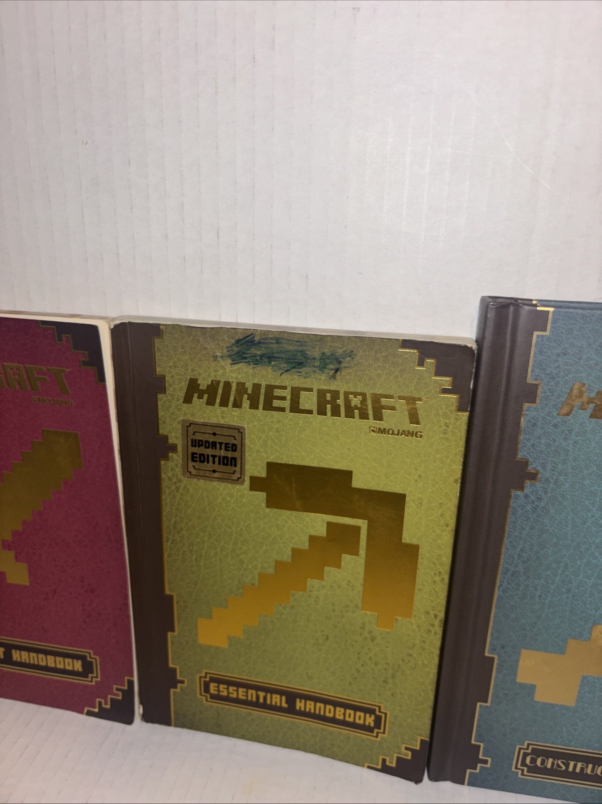 Minecraft Official Handbooks Collection Set of 4 Mojang Guides