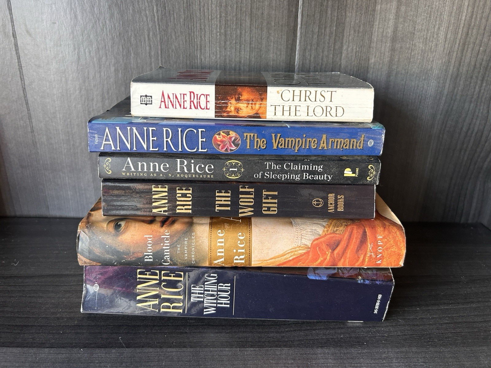 Anne Rice Book lot of 6 HC & PB books, Anne Rice