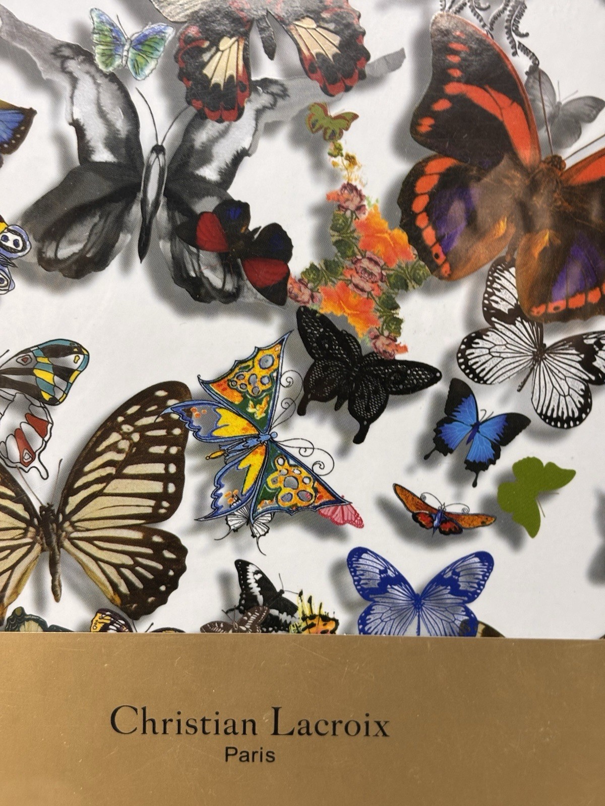 Christian Lacroix BUTTERFLY PARADE A4 Blank Journal Album Gilded Pages NEW