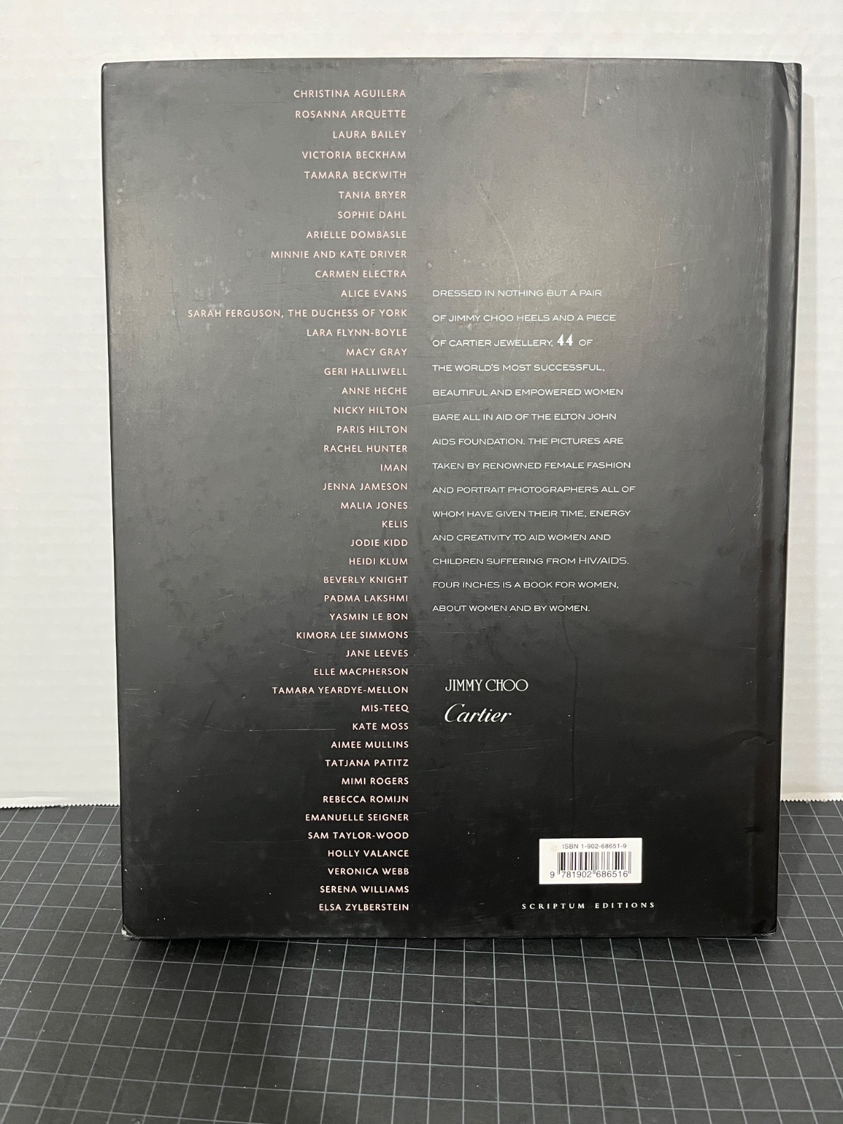 4 Inches by Sir Elton John & Foreword Jimmy Choo – Photos Celebrities 1st Editio