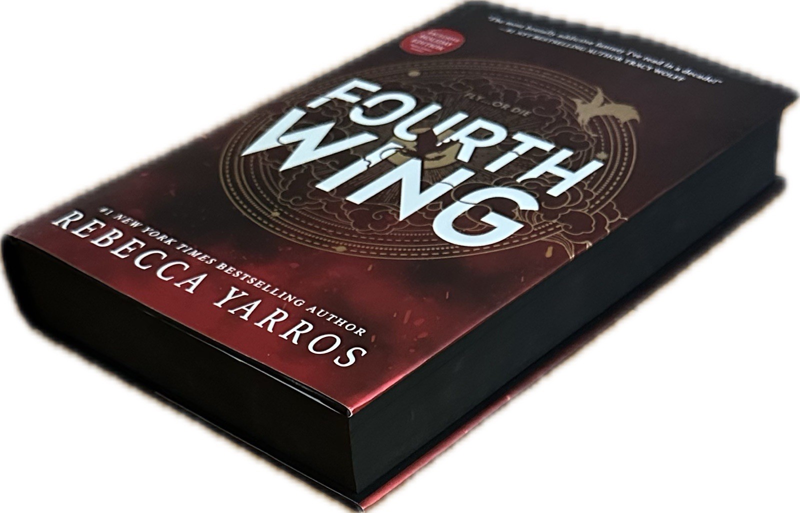 SIGNED Rebecca Yarros Fourth Wing Holiday Edition 1st Ed SIGNED Sprayed Edge NEW