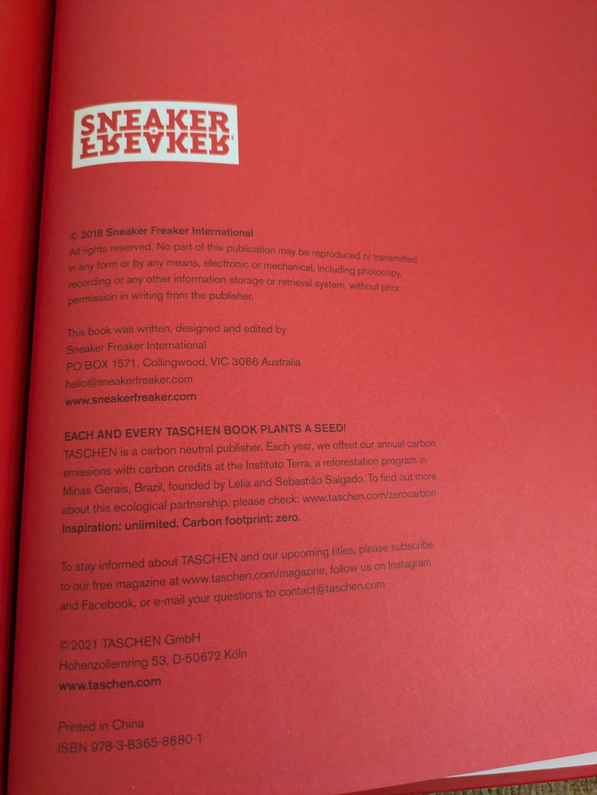 The Ultimate Sneaker Book | Simon Wood, Sneaker Freaker | 2021 HC | TASCHEN!