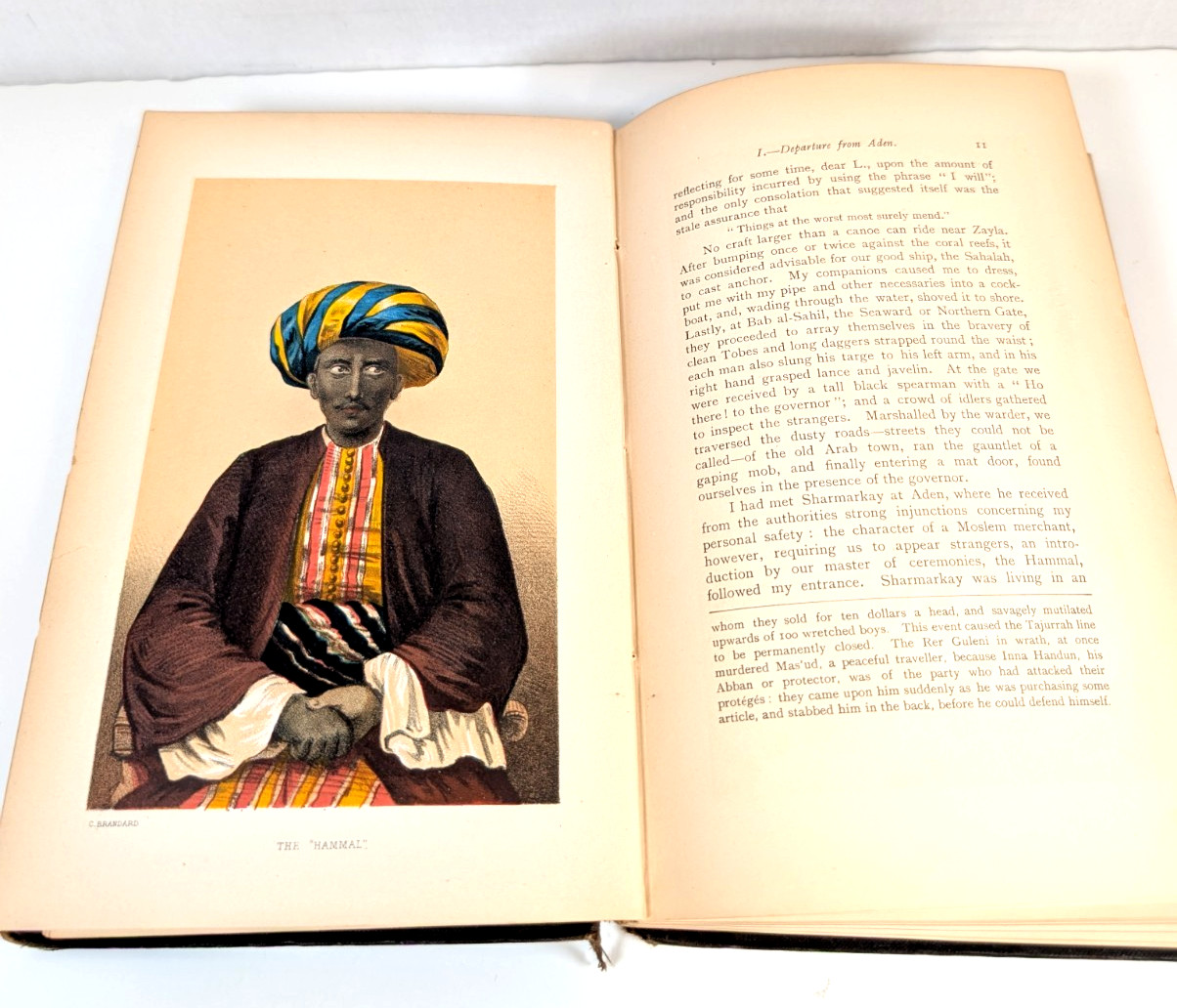First Footsteps in East Africa Vol.1, Richard F. Burton, 6th Memorial Ed., Plate
