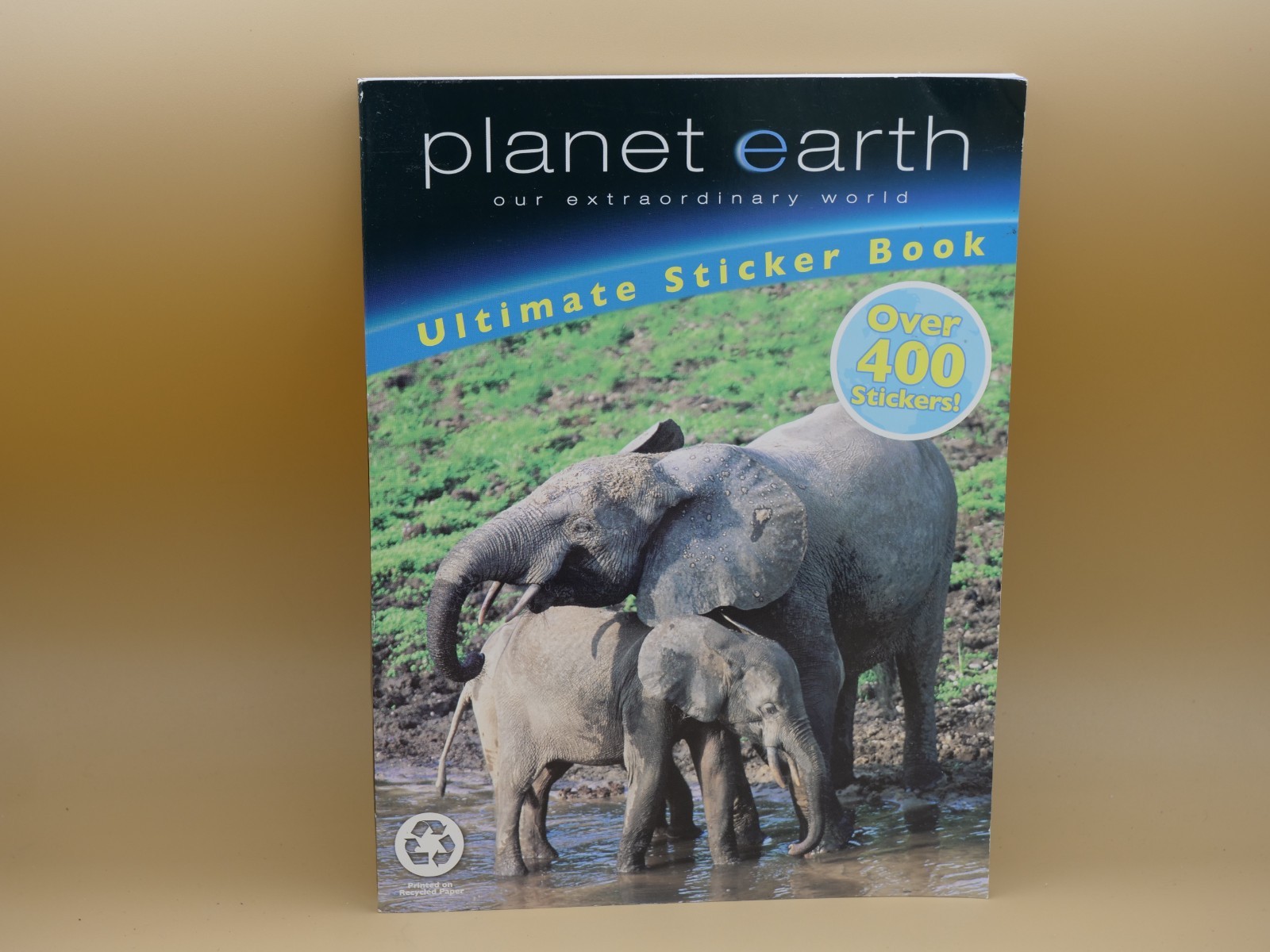 PLANET EARTH: ULTIMATE STICKER BOOK, OVER 400 STICKERS By Modern Publishing VG