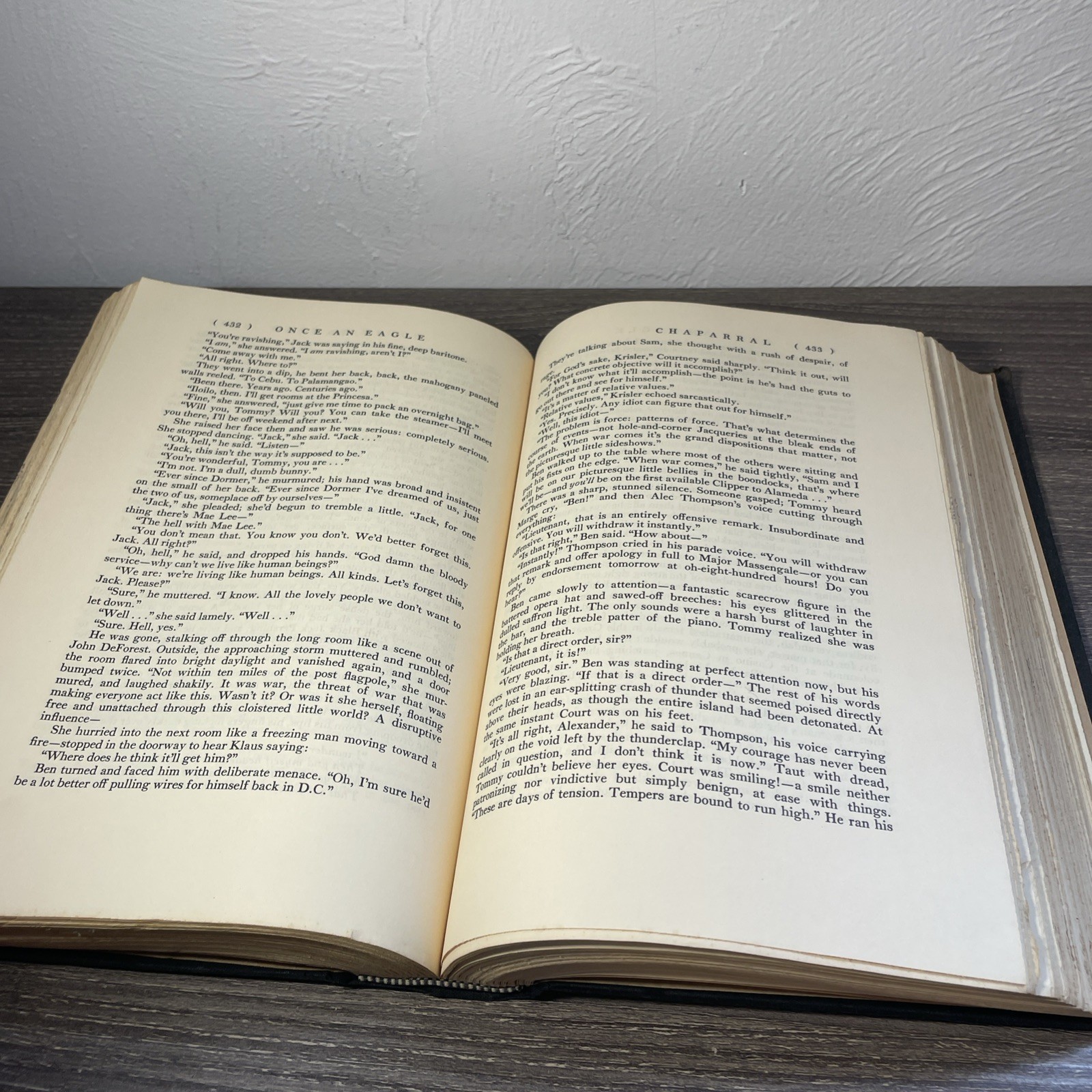 *Read Desc* ONCE AN EAGLE by Anton Myrer (1968) Hardcover First Edition 1st
