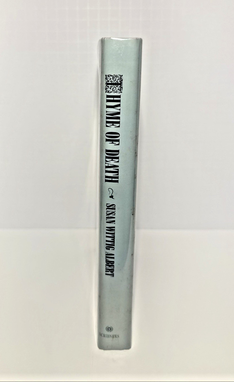 SIGNED 1st Edition HCDJ | Thyme of Death by Susan Wittig Albert