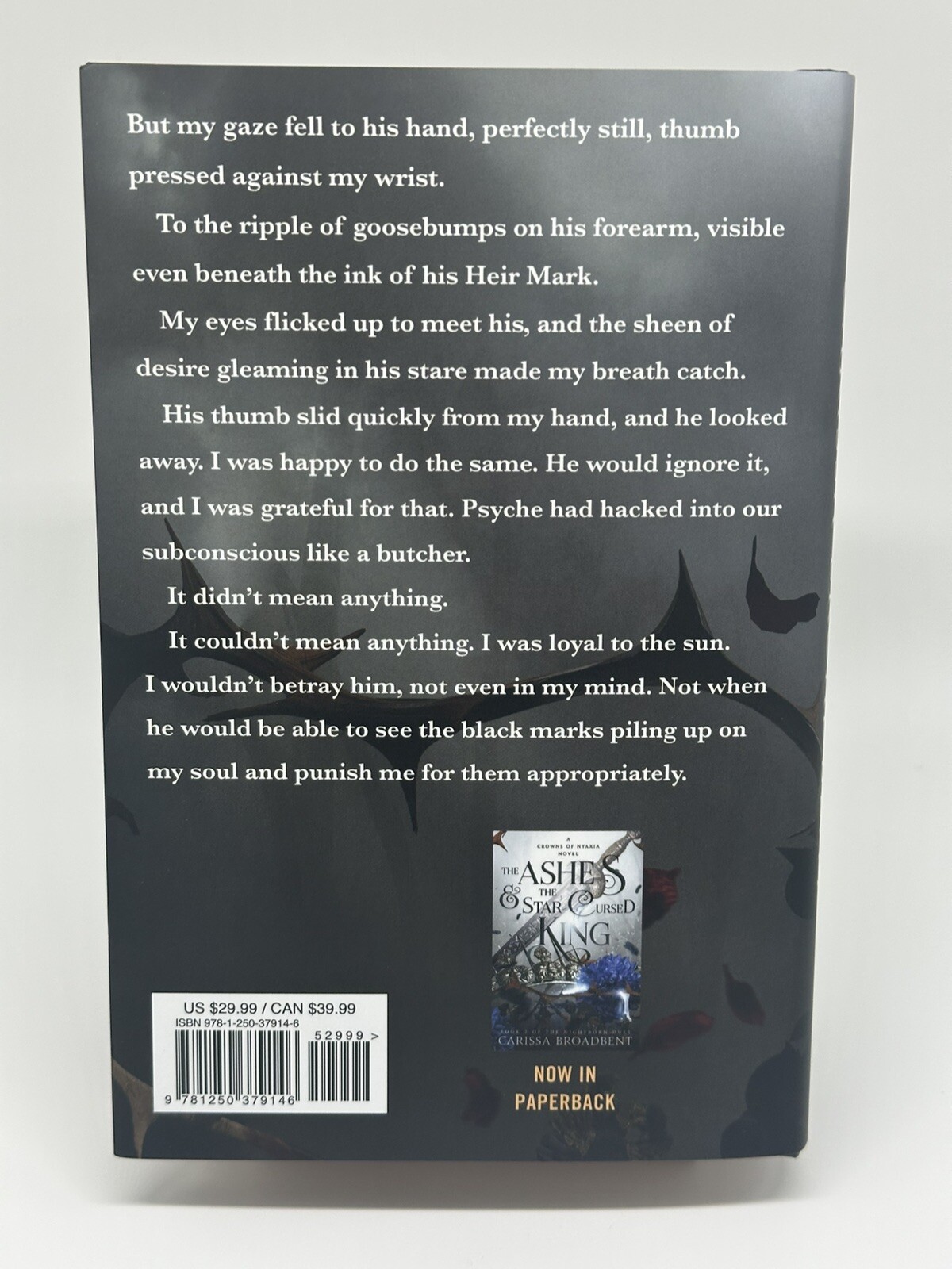 Signed – The Songbird And The Heart of Stone by Carissa Broadbent 1st/1st