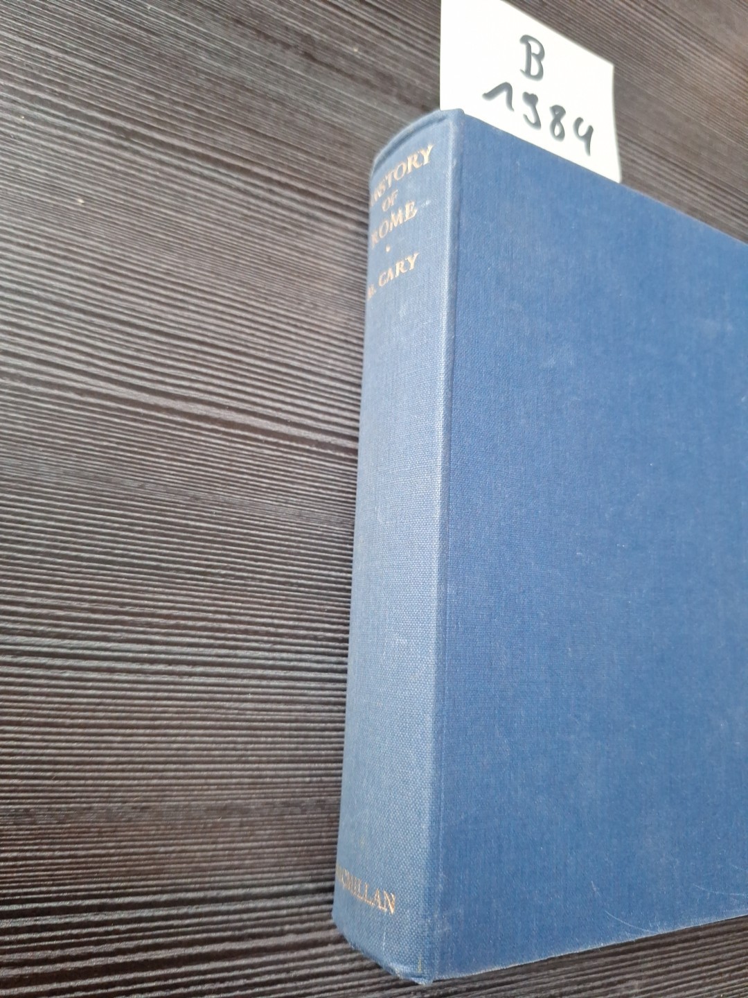A History of Rome by M. Cary – Second Edition 1957