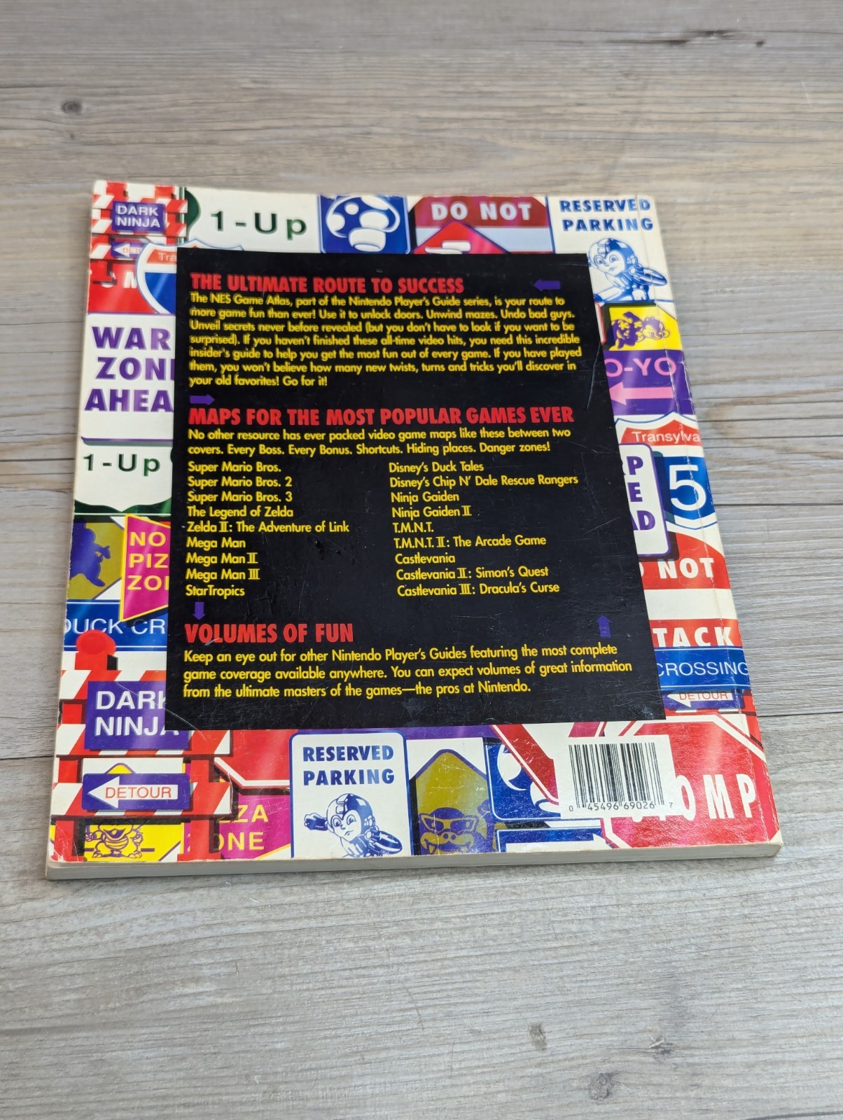 NES Game Atlas Nintendo Players Guide 1991 Book (Missing Pages 1-8)