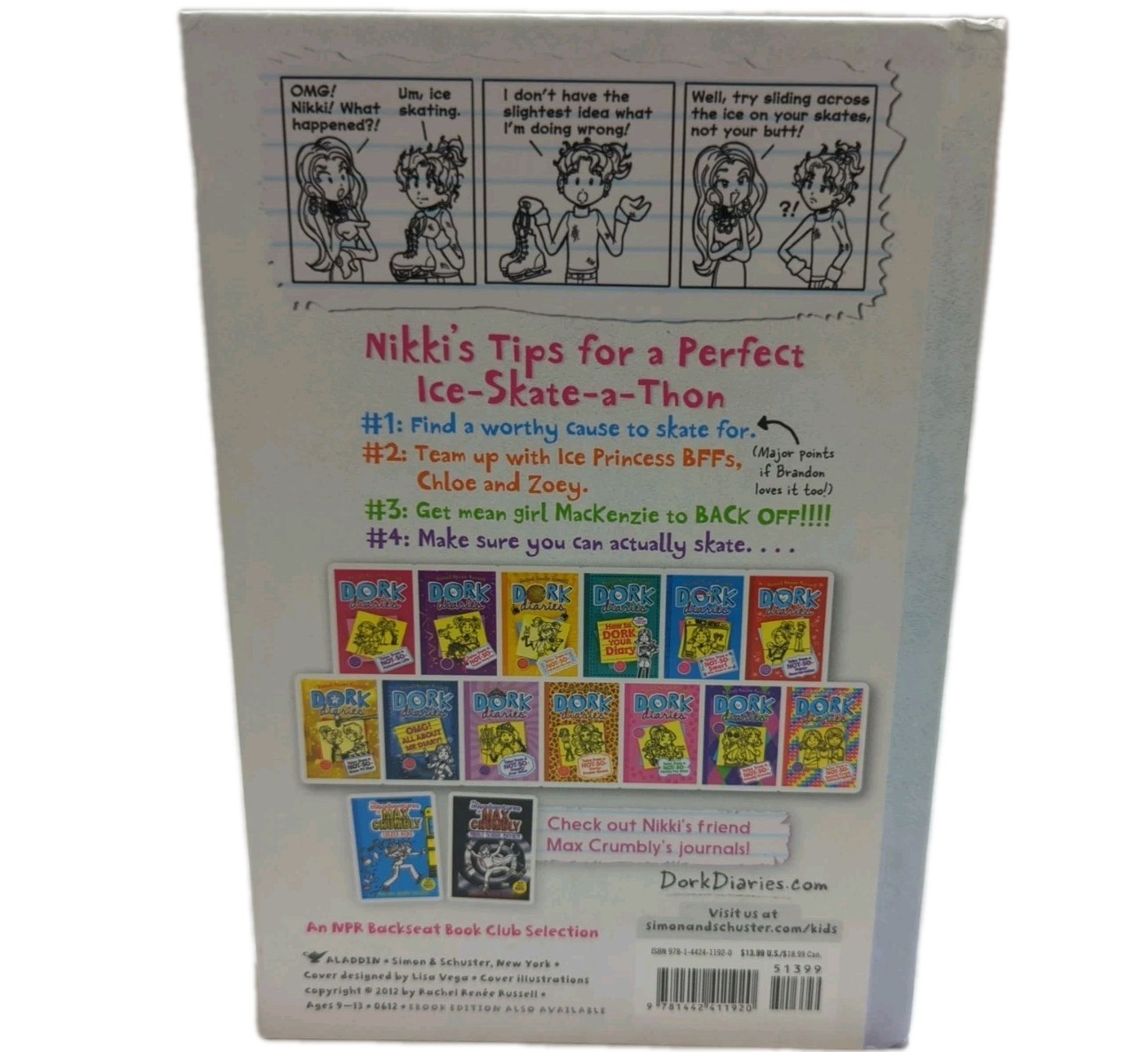 Dork Diaries By Rachel Renee Russell Hardcover Book Lot Of 11 #s 1, 4-7, 10-15