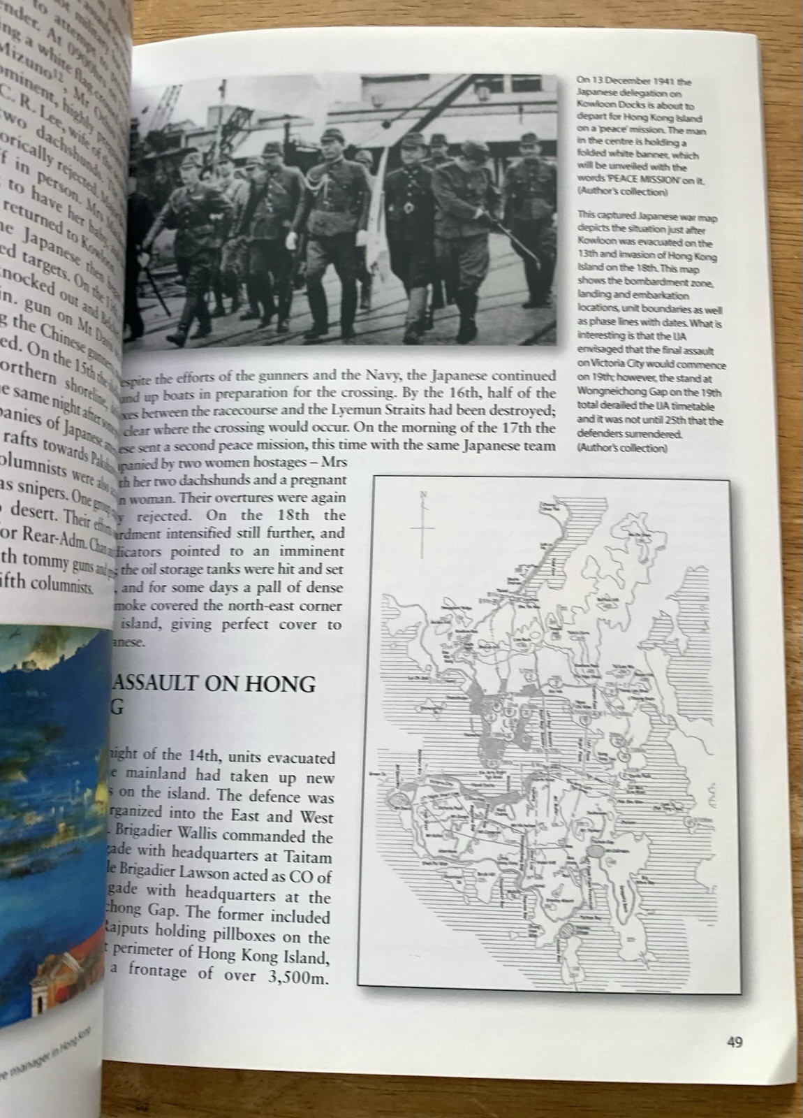 Lot of 2 Campaign books: Malaya and Singapore, Hong Kong