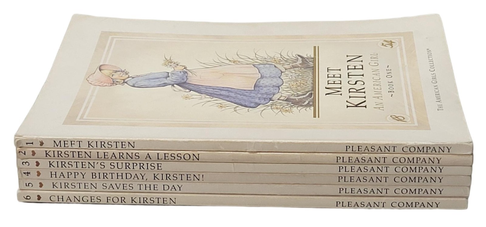 Meet Kirsten An American Girl Book 1-6 Pleasant Company 1986 First Edition
