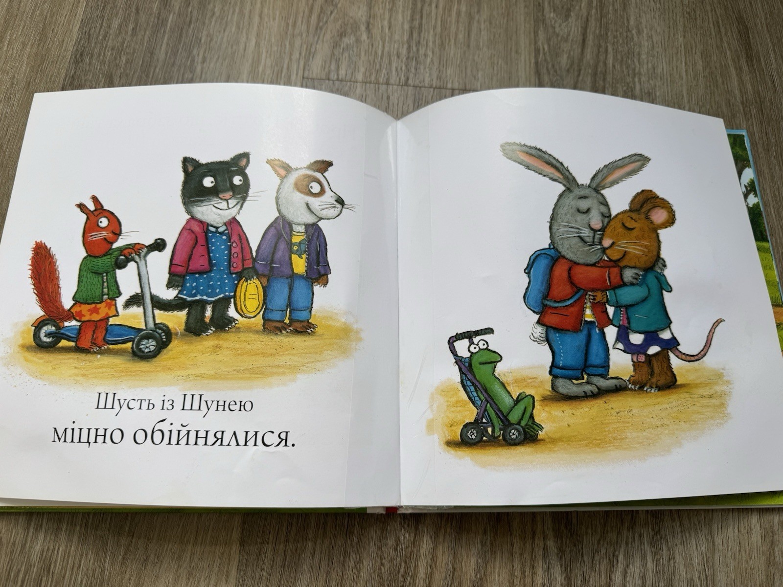 Шусть і Шуня: Спритний самокат Hardcover Ukrainian Ages 0-4 Illus 2018