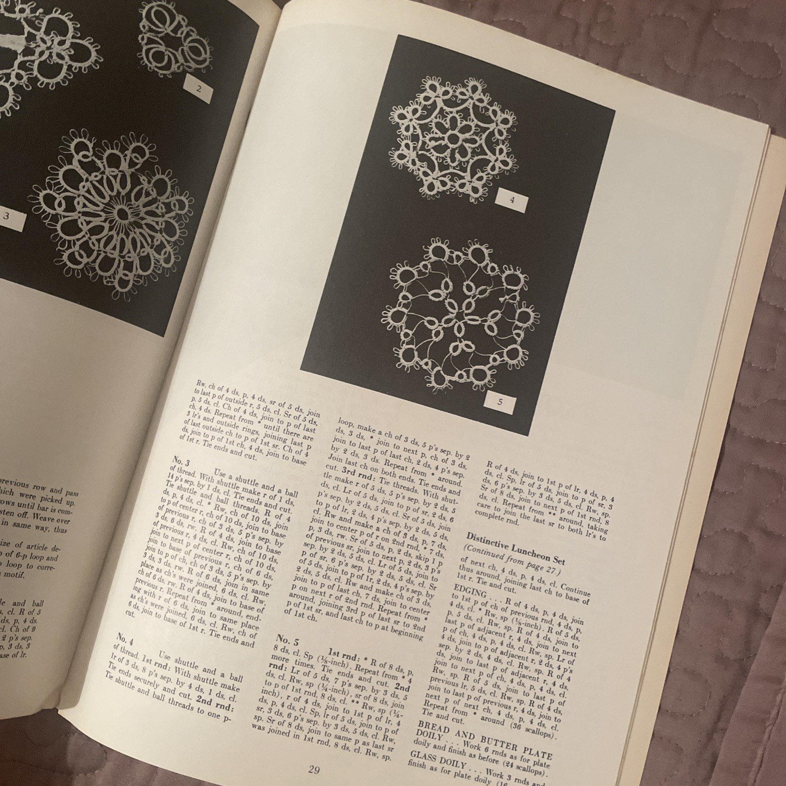 Rita Weiss Tatting Doilies & Edgings Thread Weaving Lace Yarn Work