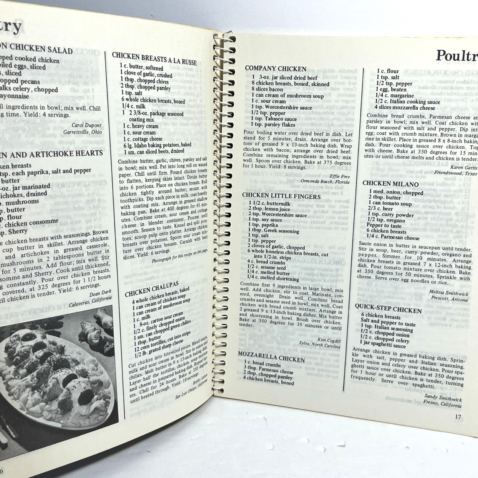 Potpourri Of Poultry and Seafood Favorites Cookbook
