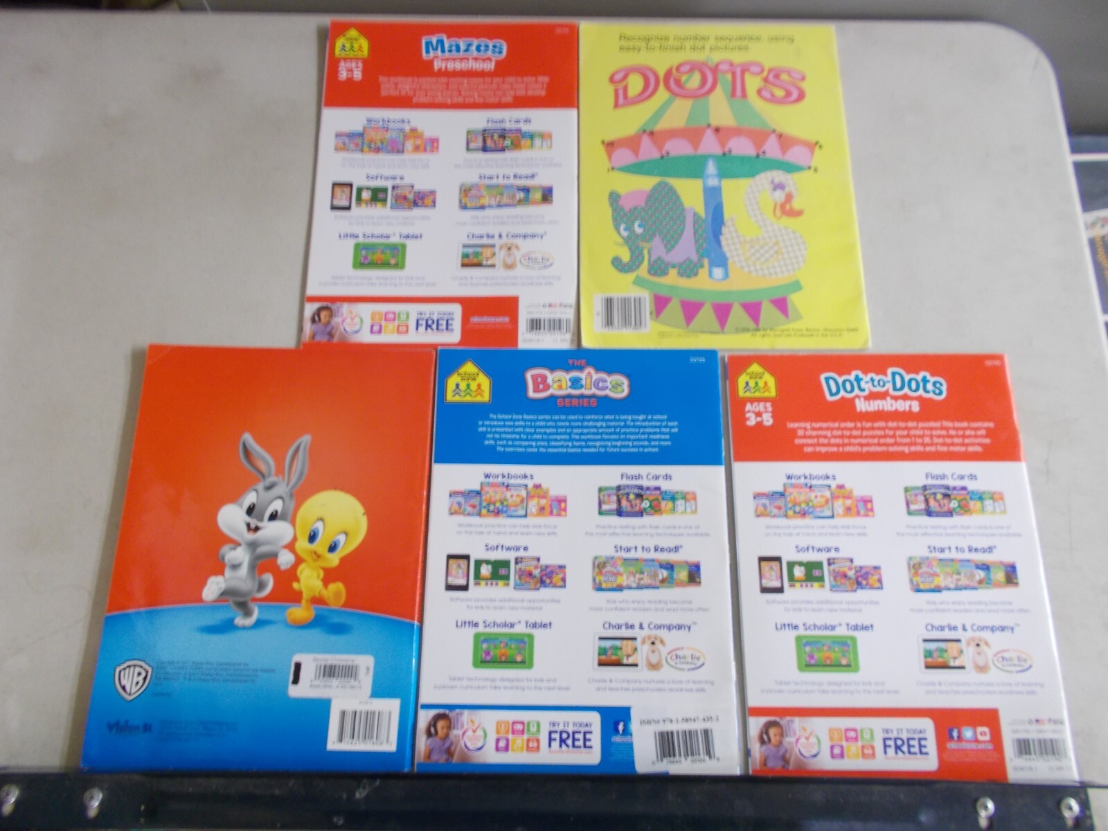 18 PRESCHOOL WORKBOOK KINDERGARTEN EARLY LEARNING SOME PAGES ARE WORKED