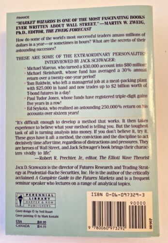 Market Wizards Paperback Jack D. Schwager