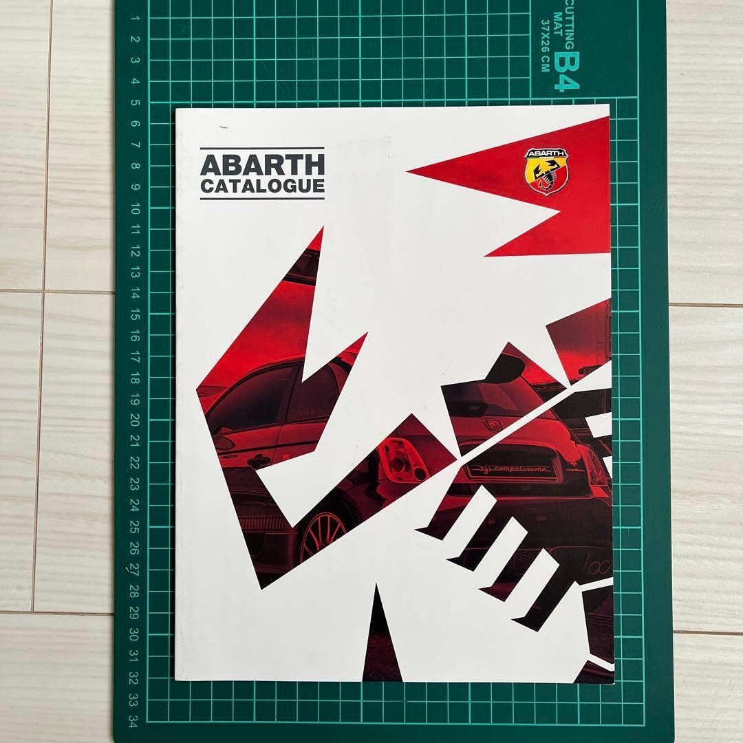 Abarth Catalogue 35 pages Auto Glossy Brochure FCA Japan