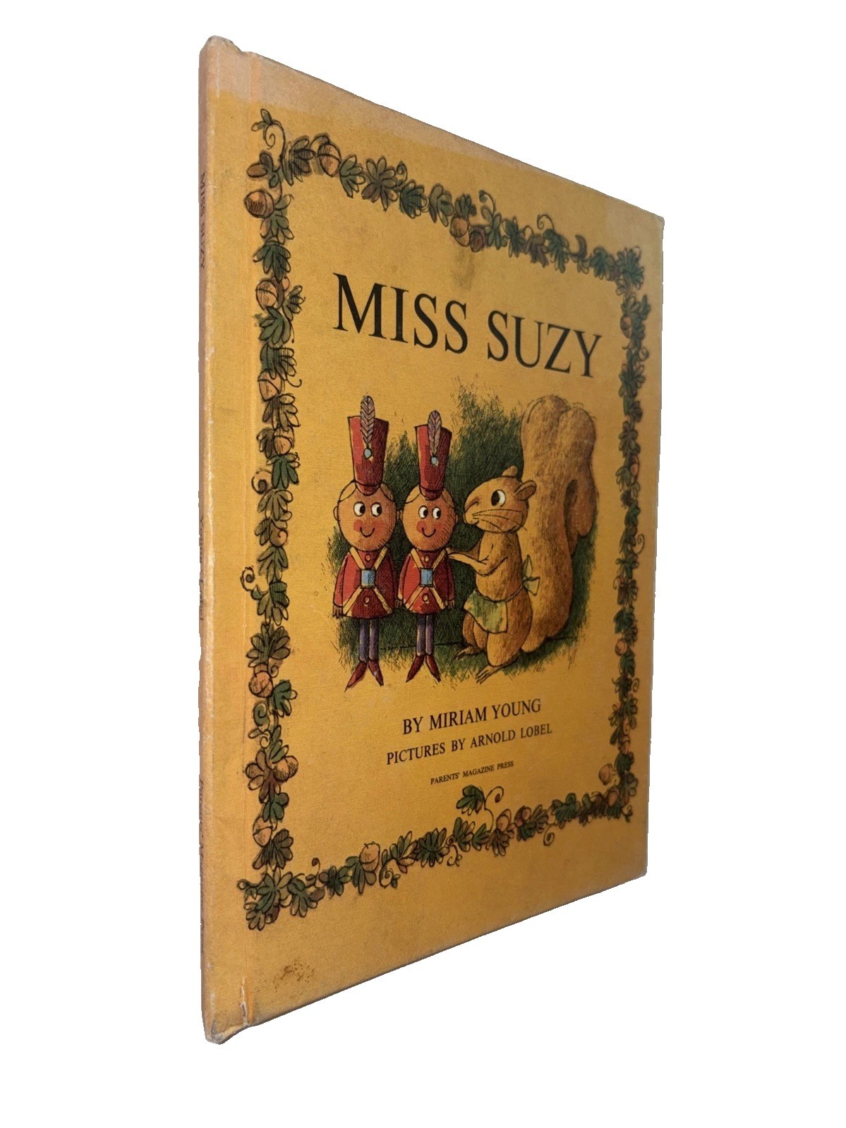 MISS SUZY : by Miriam Young : illus Arnold Lobel : squirrel : vintage