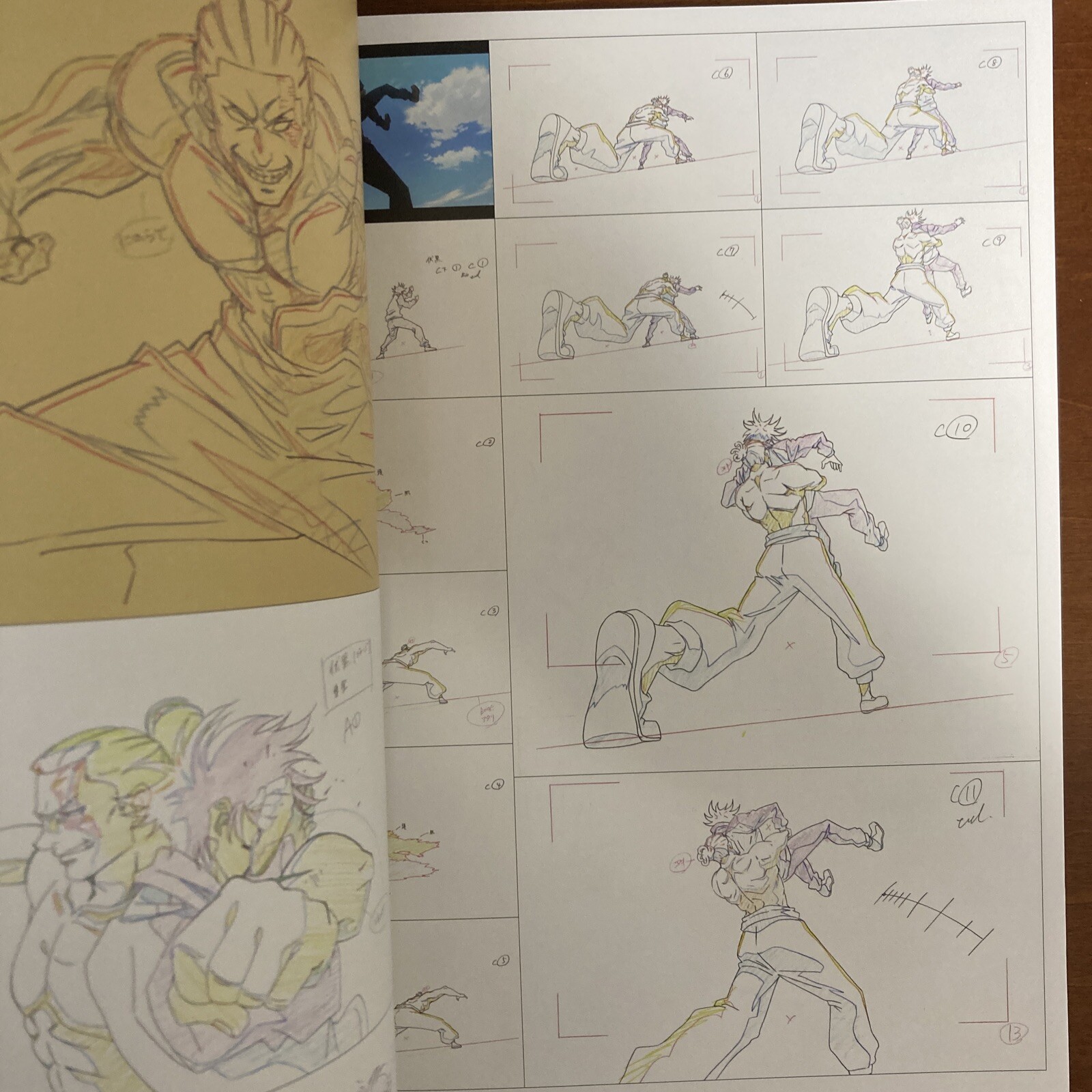 Jujutsu Kaisen KEY ANIMATION Vol.1 Art Book Illustration