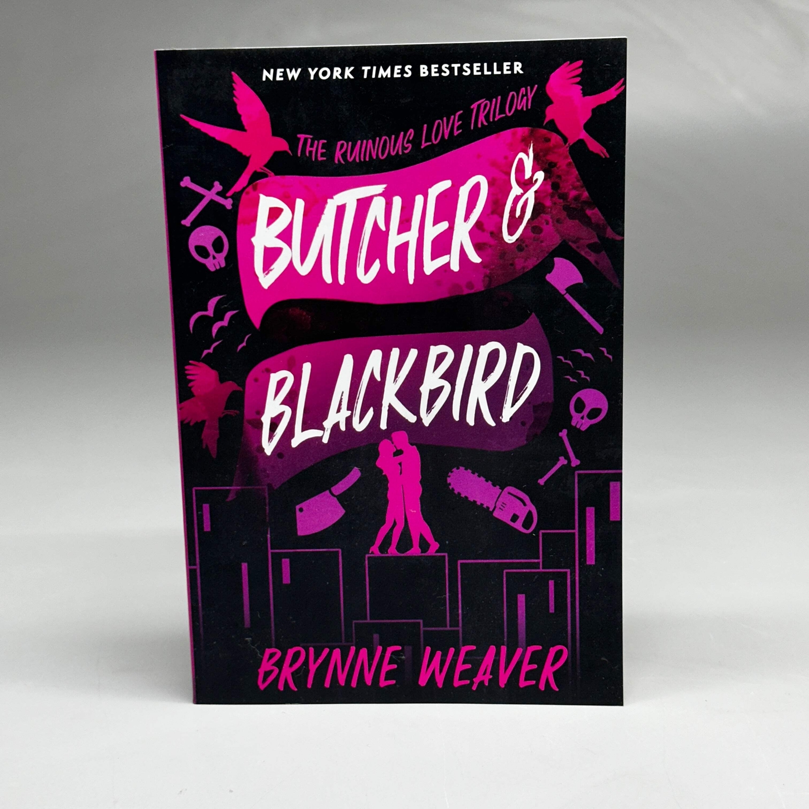 BRYNNE WEAVER Butcher & Blackbird: The Ruinous Love Trilogy 5.5″x8″ Black & Purp