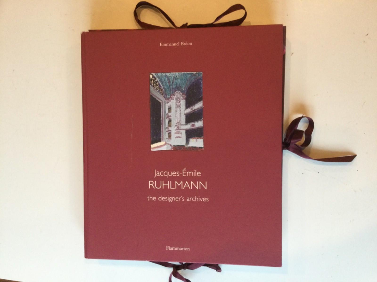 JACQUES-EMILE RUHLMANN: THE DESIGNER’S ARCHIVES Emmanuel Breon Illustrated 2 BKS