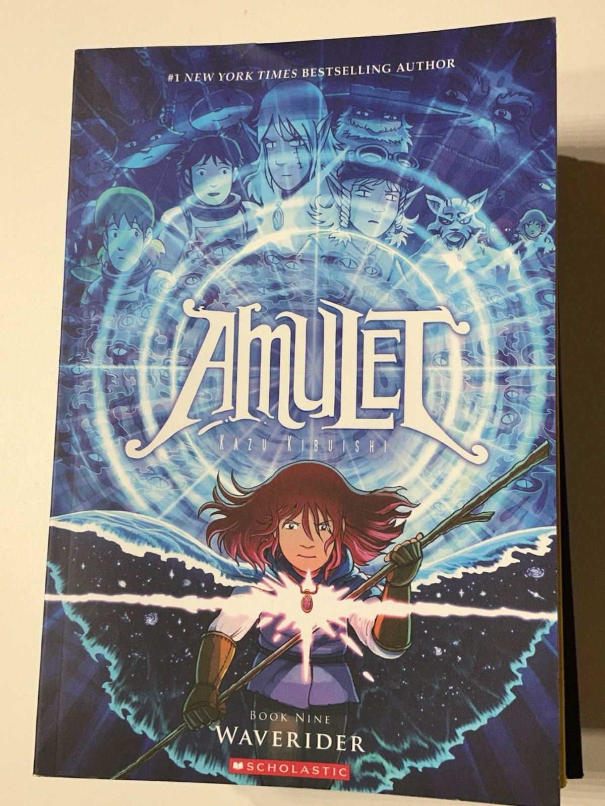 Lot 9 AMULET Books #1-9 Complete Series Set by Kazu Kibuishi Graphic Novels