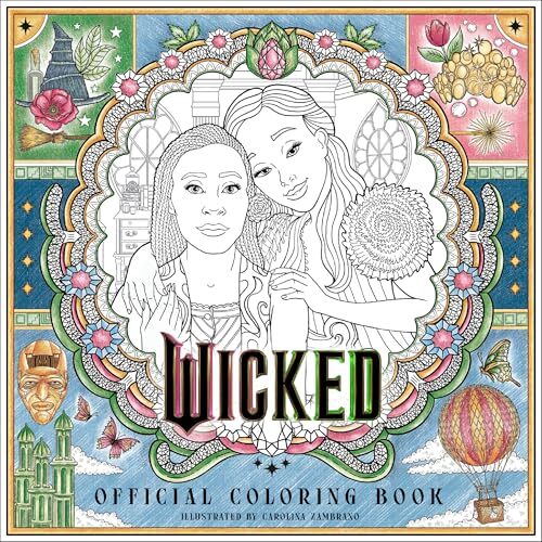 Wicked Official Coloring Book – Paperback – GOOD