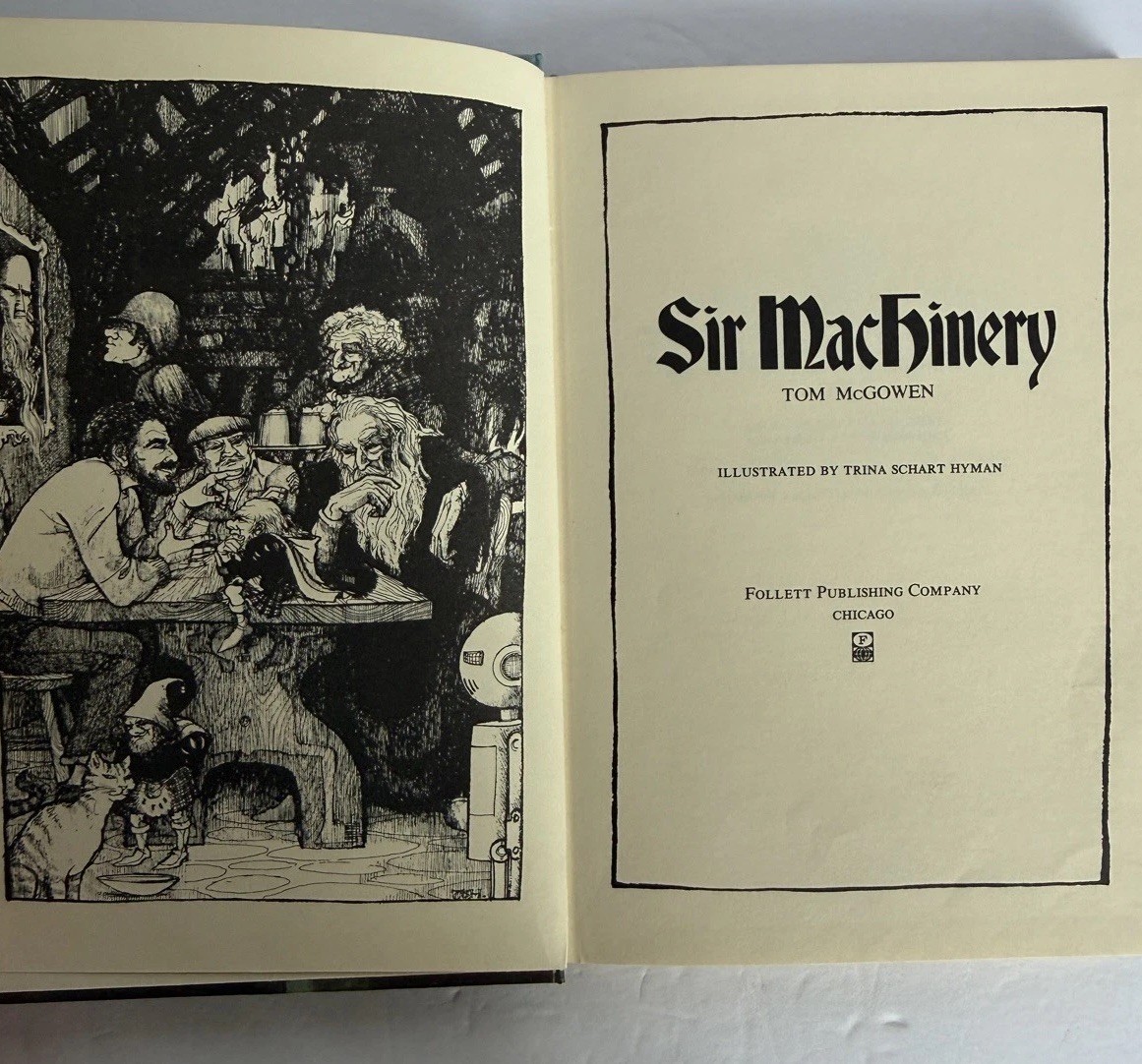 Sir Machinery By Tom Mcgowen Hardcover 1970 weekly reader VTG Children’s Book