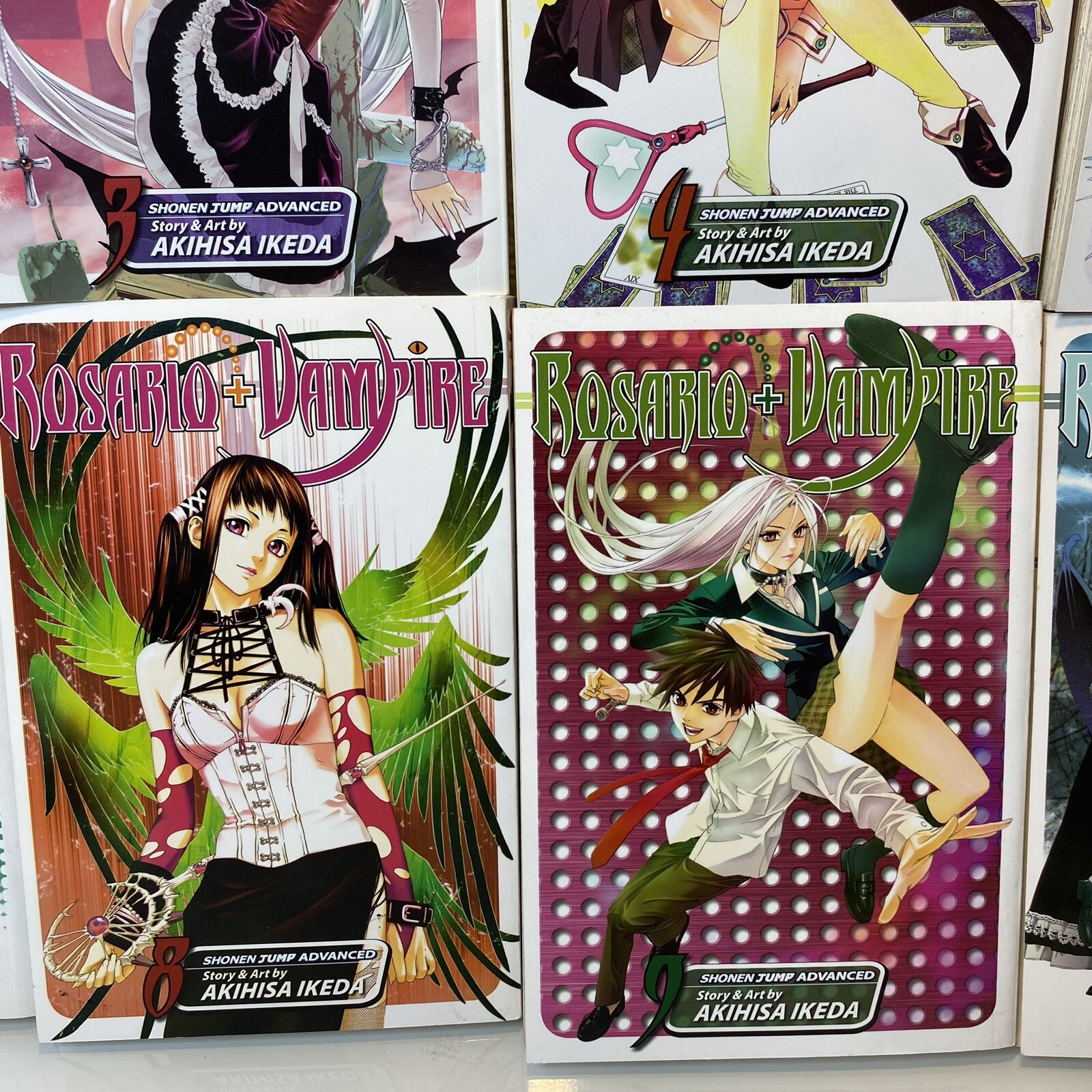 Rosario + Vampire Manga Season 1 Vol. 1 – 10 + Season 2 Vol. 1-3 Shonen Jump Viz