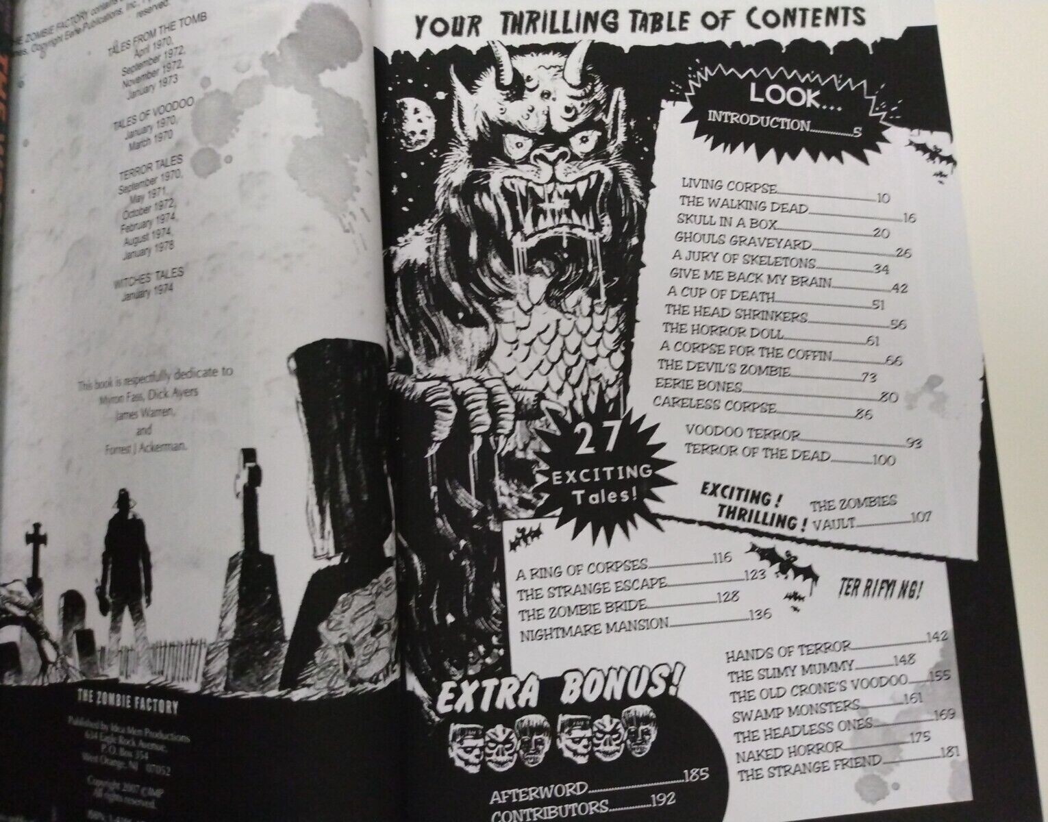 The Zombie Factory 27 Tales of Bizarre Comix Fro Beyond The Tomb