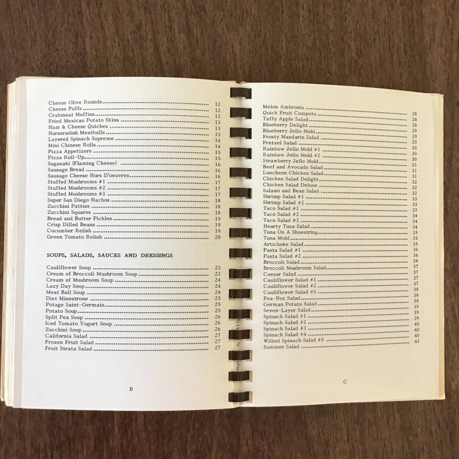 Olympia Fields Illinois Society of Serving Vtg 1985 Cookbook SEE INDEX PHOTOS