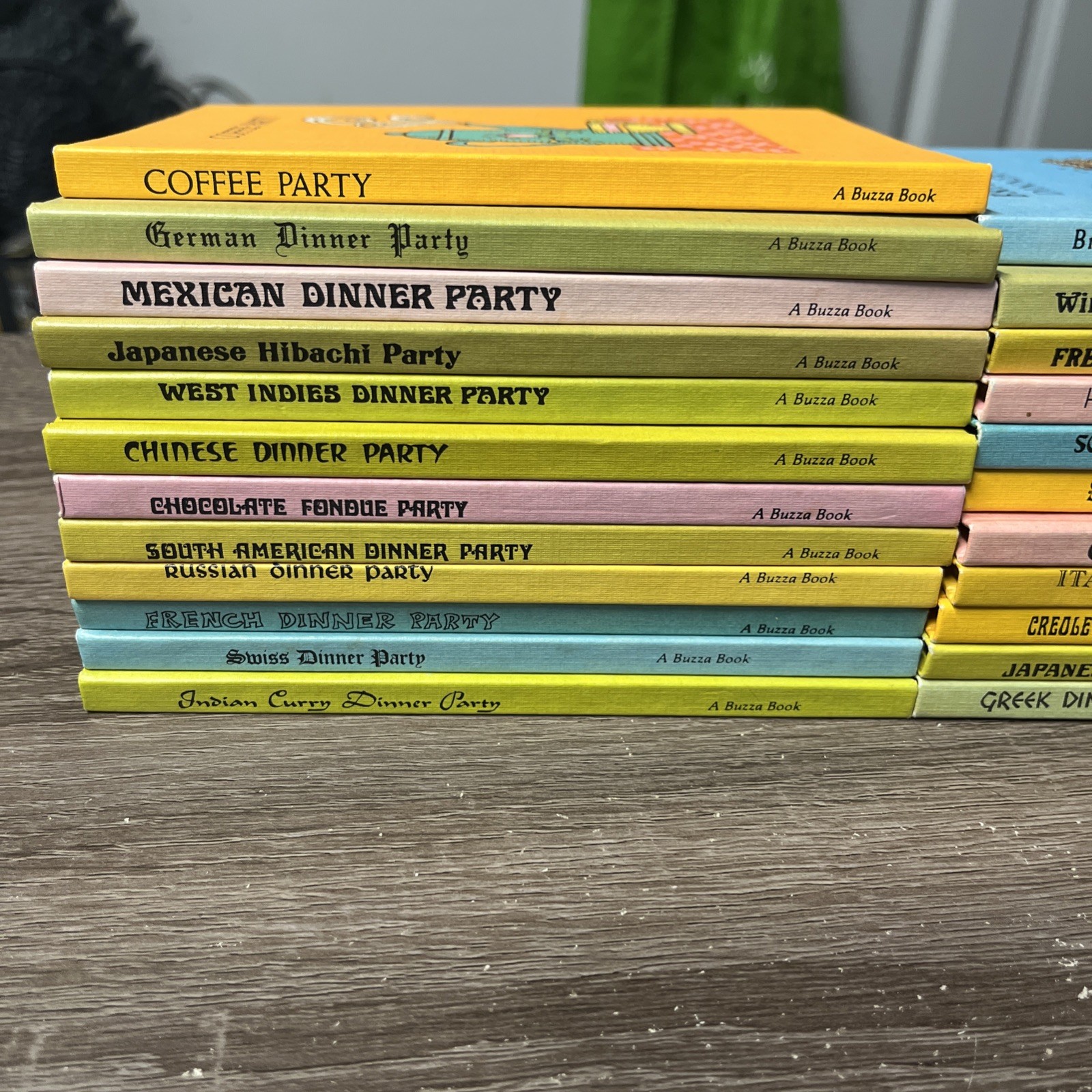 Lot of 23 Kaufman International Dinner party series Buzza Books 1971