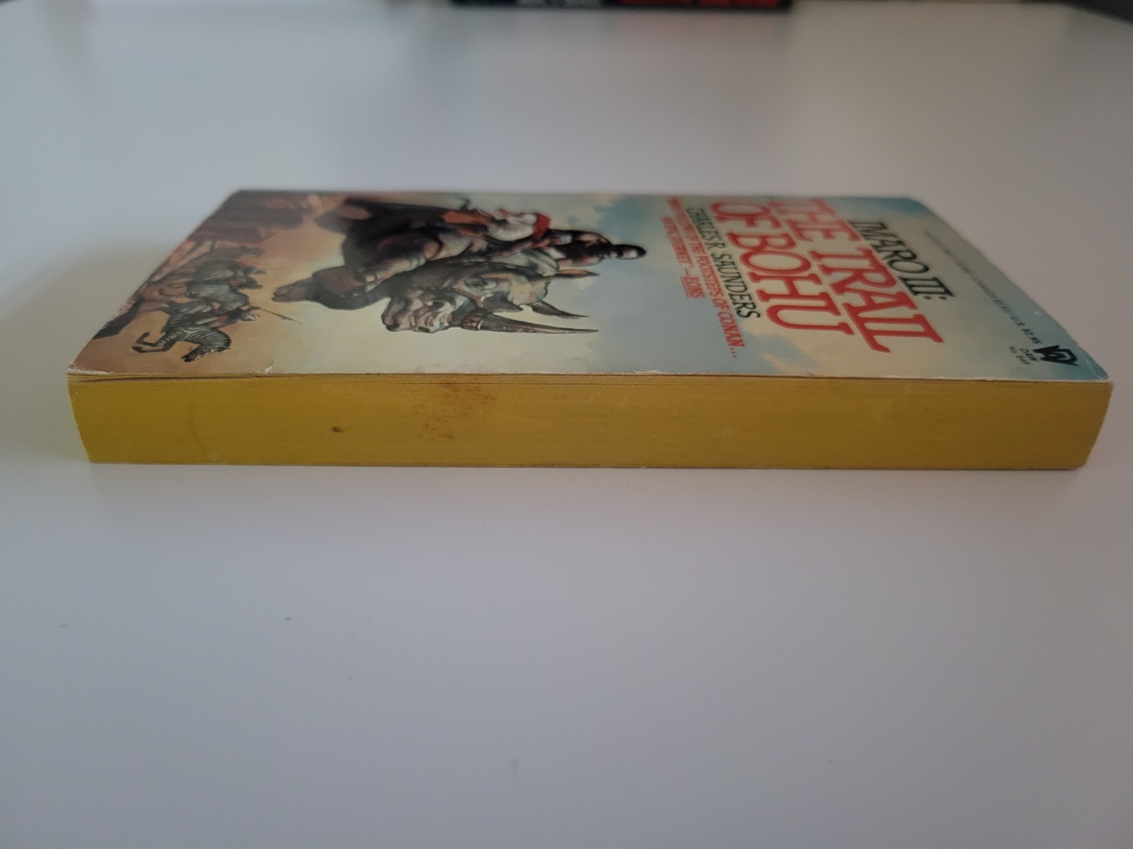 1985 THE TRAIL OF BOHU CHARLES R. SAUNDERS IMARO III 1ST EDITION PAPERBACK DAW
