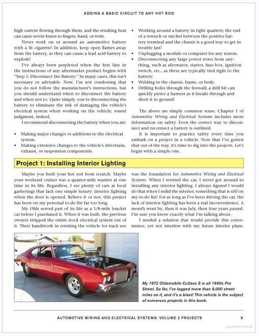 How To Automotive Wiring And Electrical Systems, Volume 2: Projects