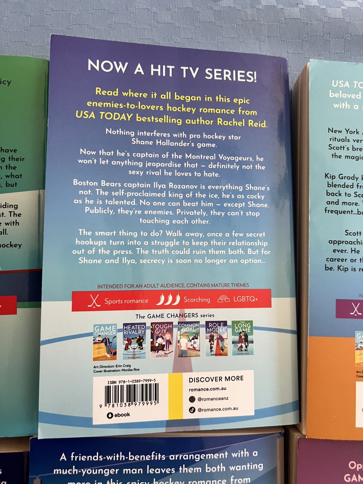 The Game Changer 1-6 Book set by Rachel Reid, English AU Item