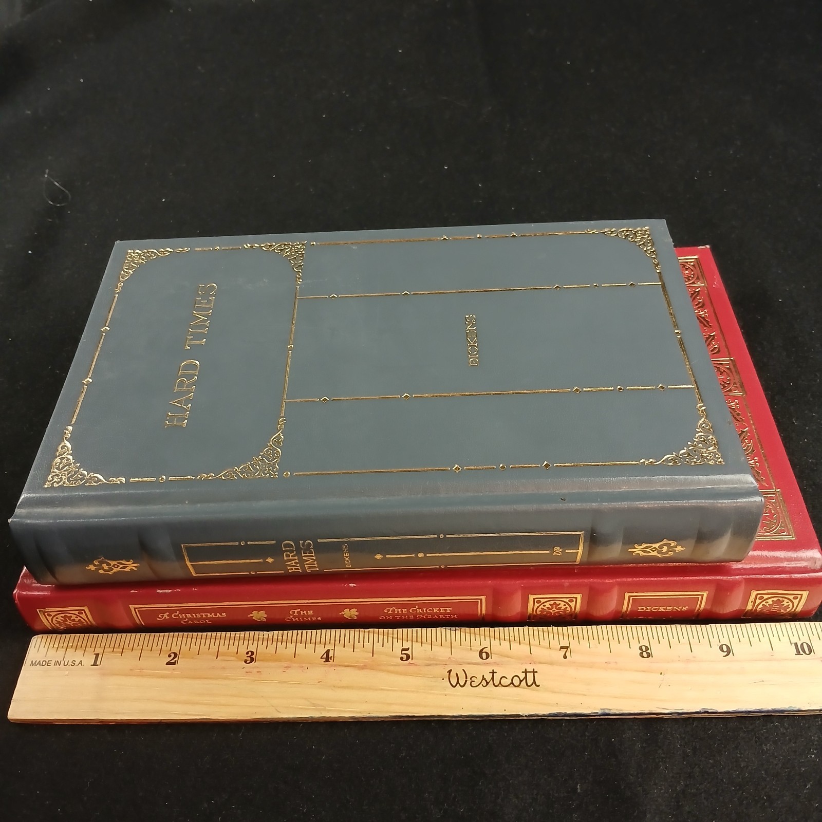 Dickens Lot of 2 (2007, Dalmation Press) Hardcover Hard Times, A Christmas Carol