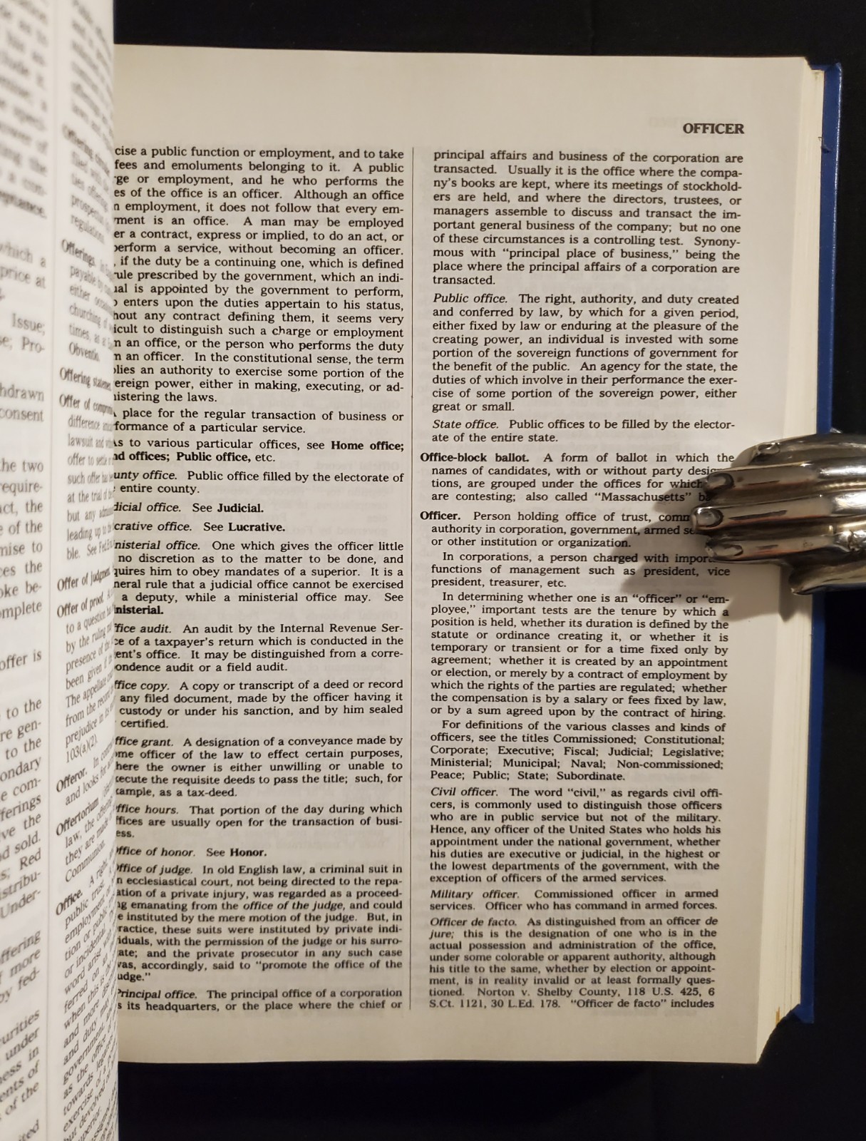 Black’s Law Dictionary — 5th Edition by Henry Campbell Black (1979).
