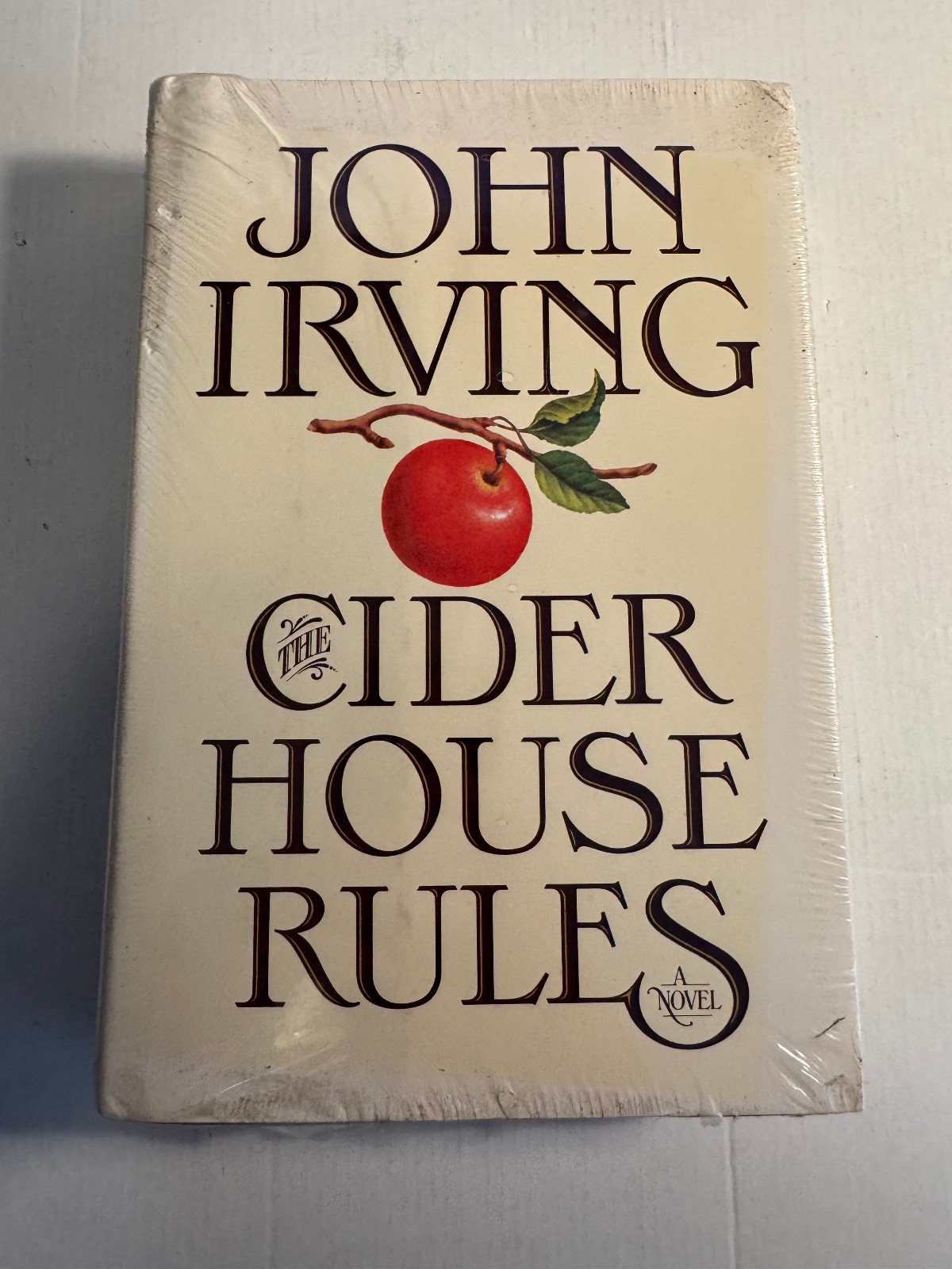 Cider House Rules John Irving HCDJ UNREAD Very Good Cloth Spine BOMC