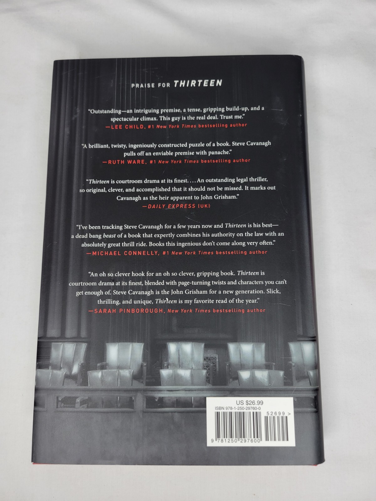 Thirteen: The Serial Killer Isn’t on Trial, He’s on the Jury by Steve Cavanagh