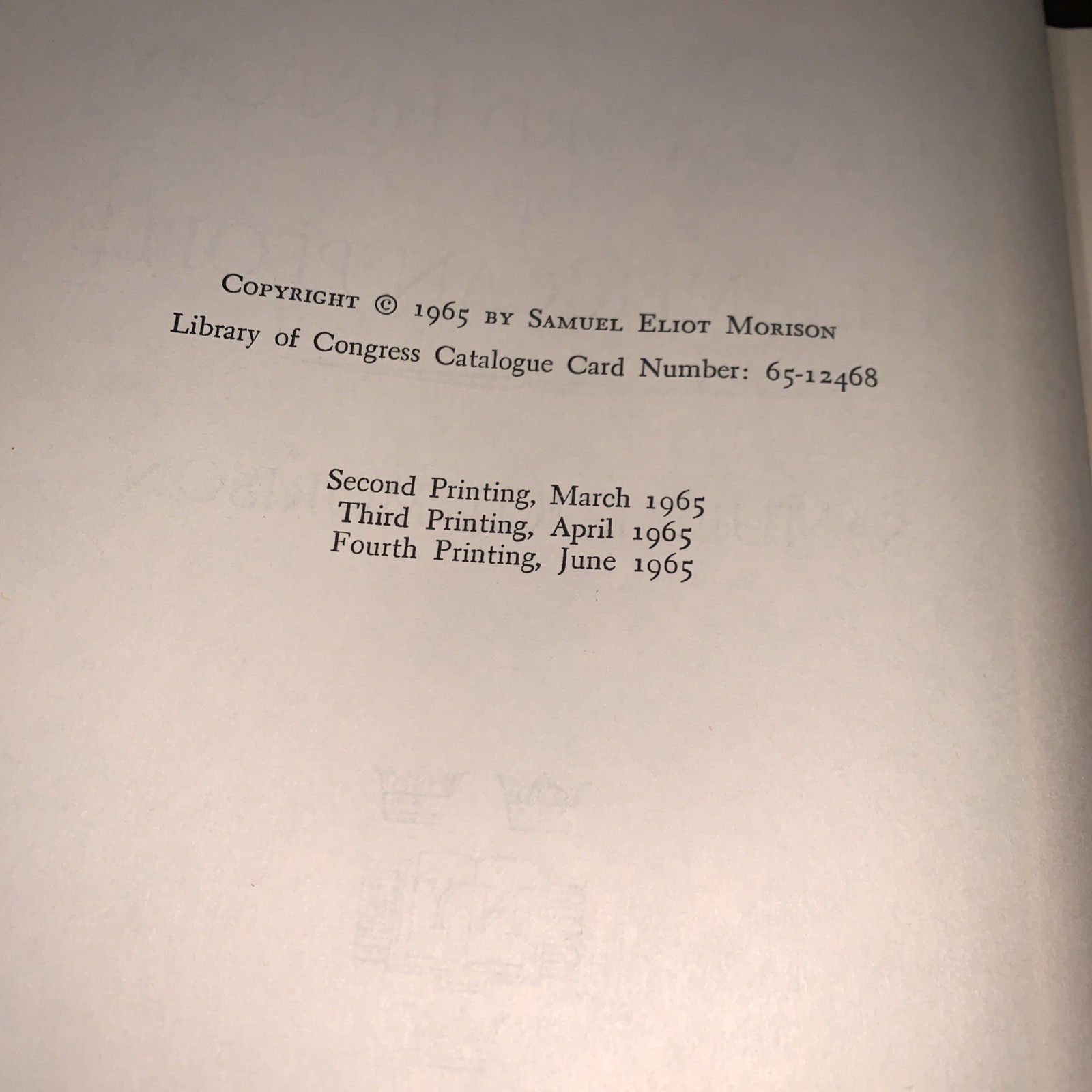 The Oxford History of the American People HC Book by Samuel Eliot Morison 1965