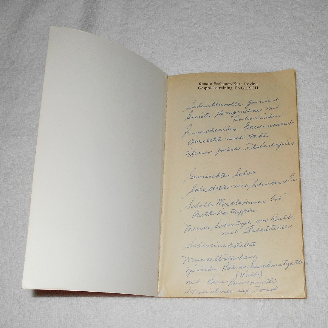 Gesprachs Training Englisch – Renate Seebaur – Verlag Leitner 1985 – 3851570456