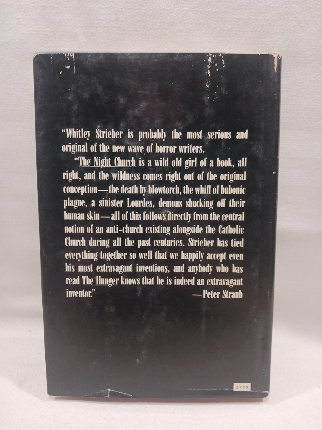 The Hunger + Night Church Whitley Strieber BCE Hardcover Vintage Horror Vampires