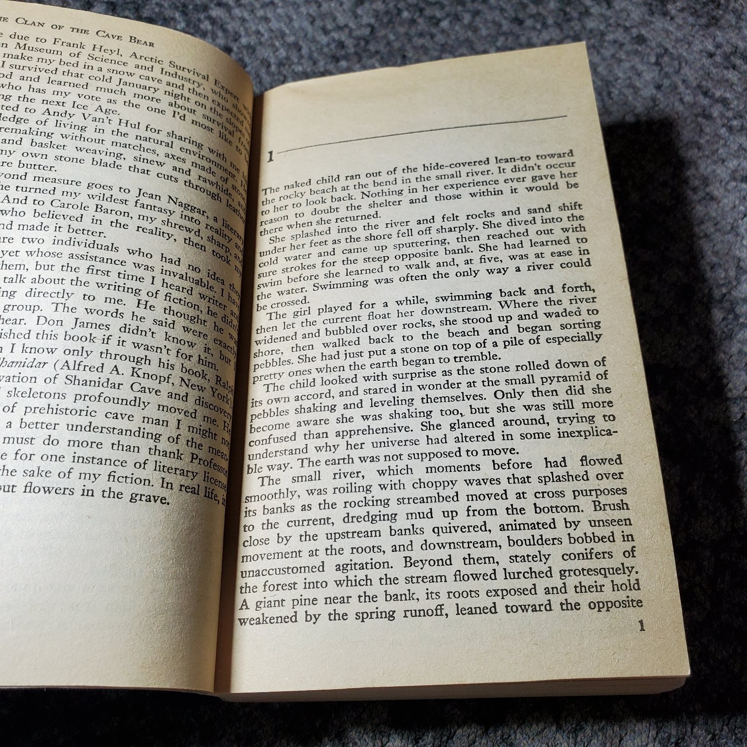 The Clan of the Cave Bear Jean M. Auel 1983 Earth’s Children Prehistoric Bantam